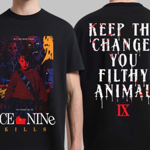 F Other - Home Alone Inspired He Is Not Home Alone Keep The Change You Filthy T Shirt 186